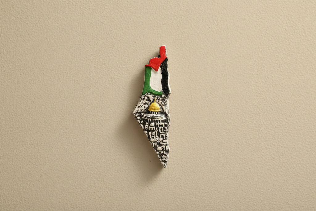 خريطة فلسطين على الحائط - زاوية فنية