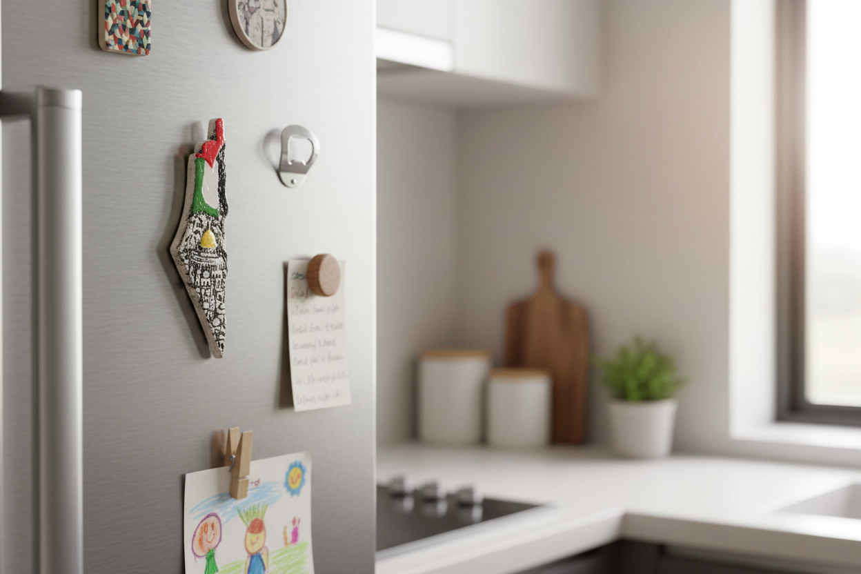 خريطة فلسطين في المطبخ - منظر طبيعي