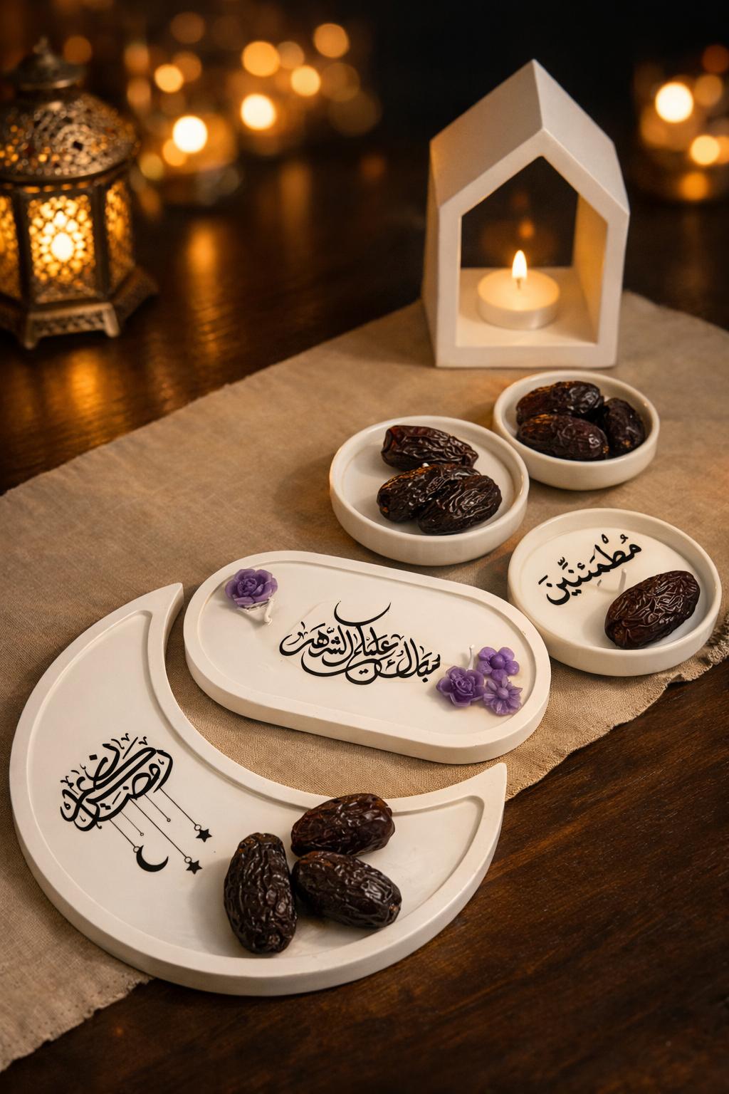 Ramadan Ceramic & Scented Candles Bundle