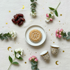 Flat lay Eid composition