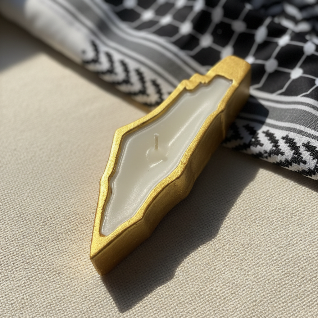 Gold Candle - Luxury Close-up