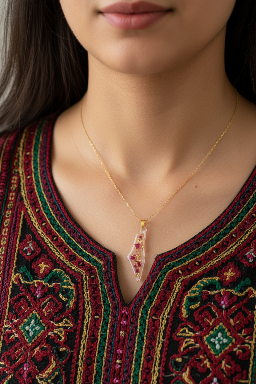 Gold Chain Necklace on Skin