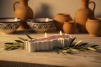 Lebanon Candle - Side Profile
