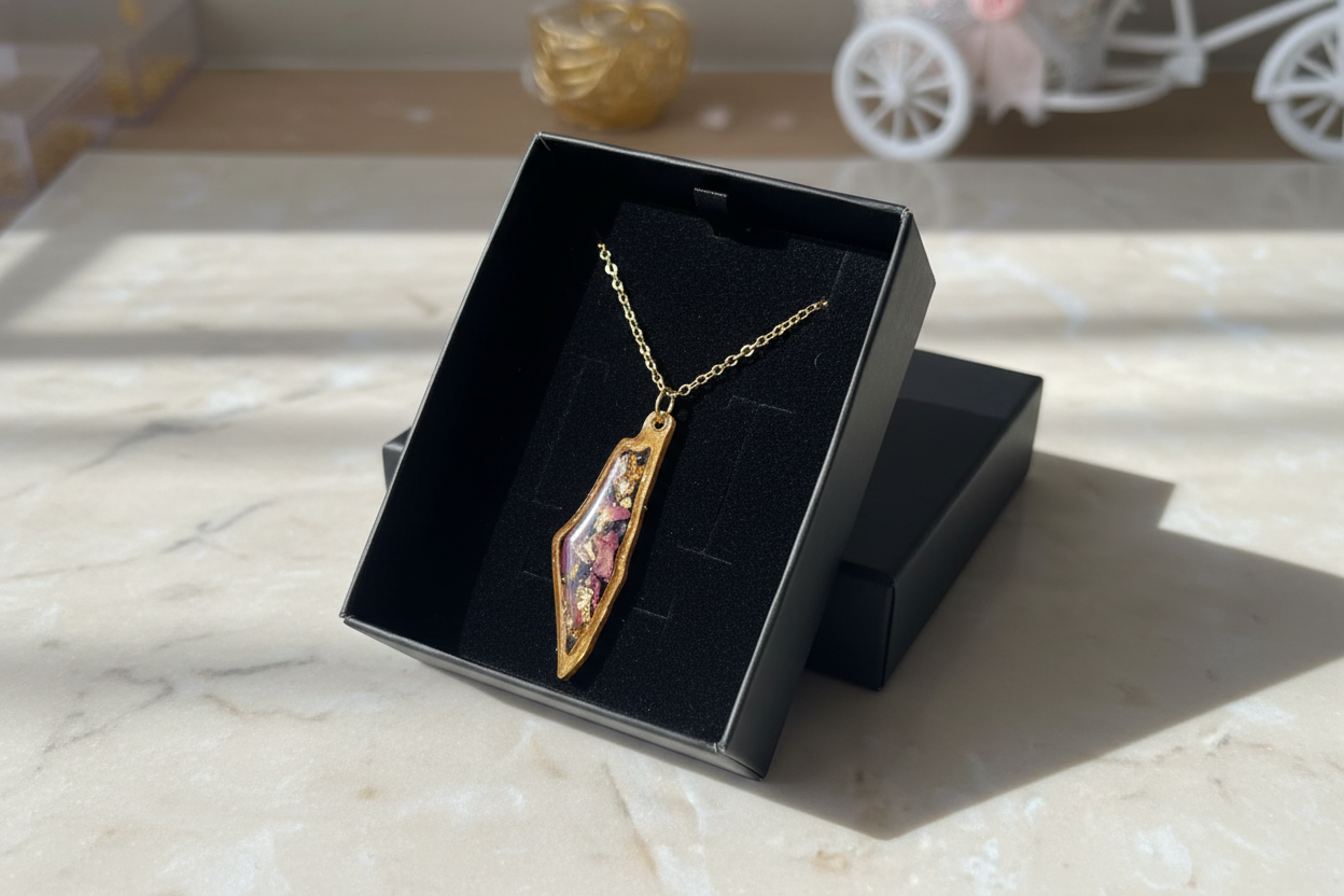 Palestine Necklace Gift Box
