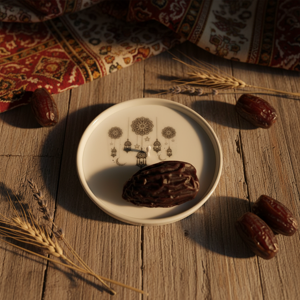 Product on rustic wooden table