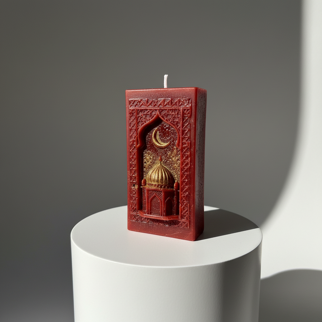 Red Candle - 45-Degree Studio