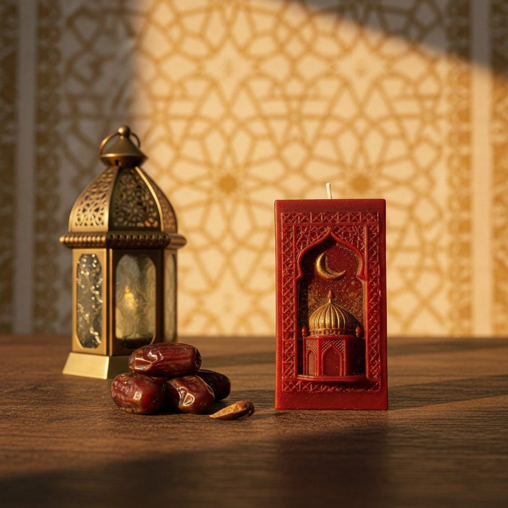 Red Candle - Ramadan Setting